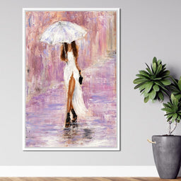 The Bridesmaid Under the Rain - NicheCanvas