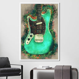 Kurt Cobain's Guitar - Abraham Szomor - NicheCanvas