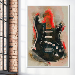 David Gilmour's Guitar - Abraham Szomor - NicheCanvas