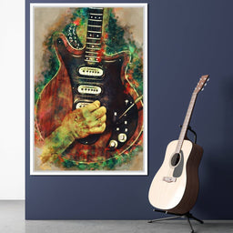 Brian May's Guitar - Abraham Szomor - NicheCanvas