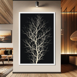 The Black Tree - Kubistika - NicheCanvas