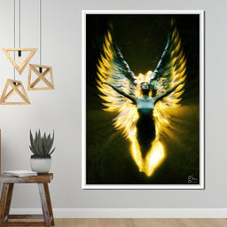 Angel Wings in Awe - G'n Art - NicheCanvas