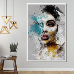 Mixart Female Portrait - Johanjjf - NicheCanvas