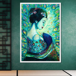 Silk Peafowl - Chiara Magni - NicheCanvas