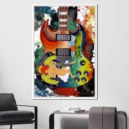 Eric Clapton's Solid Guitar - Abraham Szomor - NicheCanvas