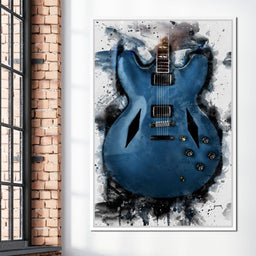 Dave Grohl's Electric Guitar - Abraham Szomor - NicheCanvas
