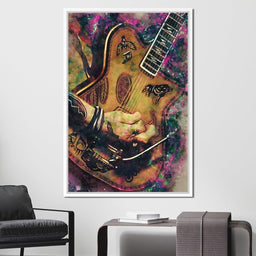Johnny Depp's Guitar - Abraham Szomor - NicheCanvas
