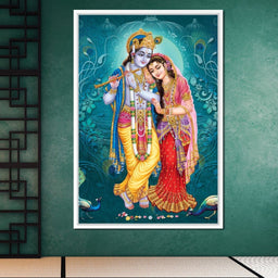 Radha & Krishna Couple - NicheCanvas