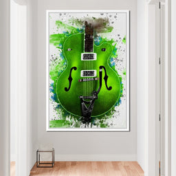 Brian Setzer's Guitar - Abraham Szomor - NicheCanvas