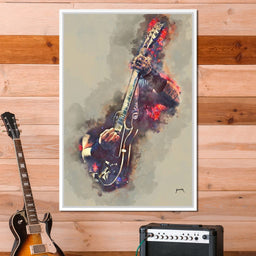 James Hetfield's Electric Guitar - Abraham Szomor - NicheCanvas