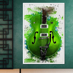 Brian Setzer's Guitar - Abraham Szomor - NicheCanvas
