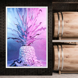 Psychedelic Pineapple - NicheCanvas