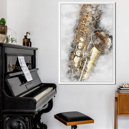 Saxophone - Mateo - NicheCanvas