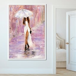 The Bridesmaid Under the Rain - NicheCanvas