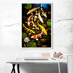 Koi Fishes - NicheCanvas
