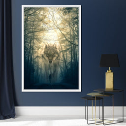 Wolf Walking - Alex Graphex - NicheCanvas