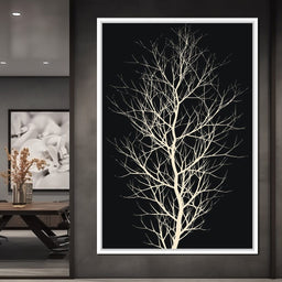 The Black Tree - Kubistika - NicheCanvas