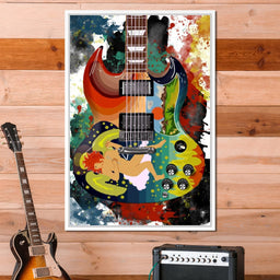 Eric Clapton's Solid Guitar - Abraham Szomor - NicheCanvas