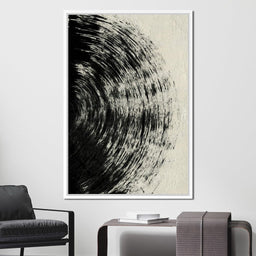 Abstract Black Circle - Evgeny Vetrov - NicheCanvas
