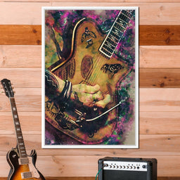 Johnny Depp's Guitar - Abraham Szomor - NicheCanvas