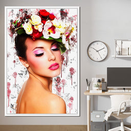 Flower Devine MixArt - Johanjjf - NicheCanvas