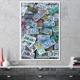 License Plates - NicheCanvas