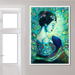 Silk Peafowl - Chiara Magni - NicheCanvas