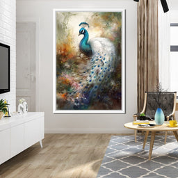 Peacock Serenity - NicheCanvas