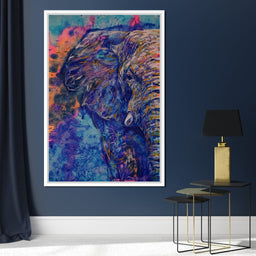 Blue Elephant - NicheCanvas