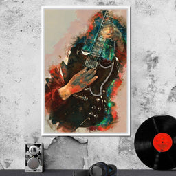 Angus Young's Guitar - Abraham Szomor - NicheCanvas