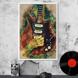 Brian May's Guitar - Abraham Szomor - NicheCanvas