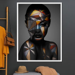 Geometric Face Paint - Johanjjf - NicheCanvas