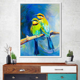 Blue Tailed Bee Eaters  - NicheCanvas