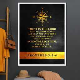 Proverbs 3:5-6 - ABConcepts - NicheCanvas