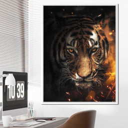 Tiger Sparkles - Zenzdesign - NicheCanvas