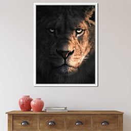 Lion Dark - Zenzdesign - NicheCanvas