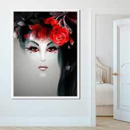 Geisha Portrait - NicheCanvas