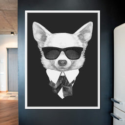 Dressed Up Chihuahua - NicheCanvas
