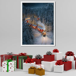 Christmas Train - NicheCanvas