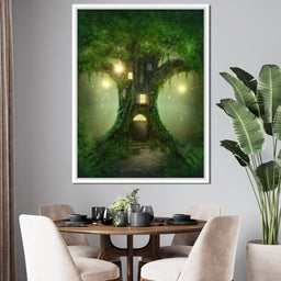 Magical Tree House - NicheCanvas