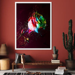 Colored Rose - Milos Karanovic - NicheCanvas