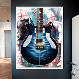 Santana's Electric Guitar - Abraham Szomor - NicheCanvas