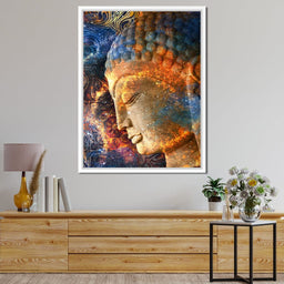 Buddha's Profile - NicheCanvas