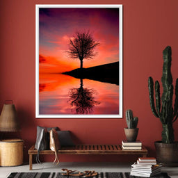 Red Sunset - NicheCanvas