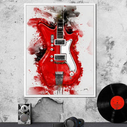 Jack White's Guitar - Abraham Szomor - NicheCanvas