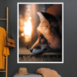 Fox Butterfly - Zenzdesign - NicheCanvas