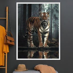Tiger Reflection - Zenzdesign - NicheCanvas
