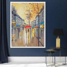 Rain in Boston - NicheCanvas