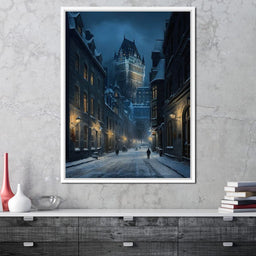 Quebec City Lights - NicheCanvas