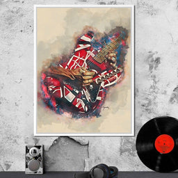 Eddie Van Halen's Electric Guitar - Abraham Szomor - NicheCanvas